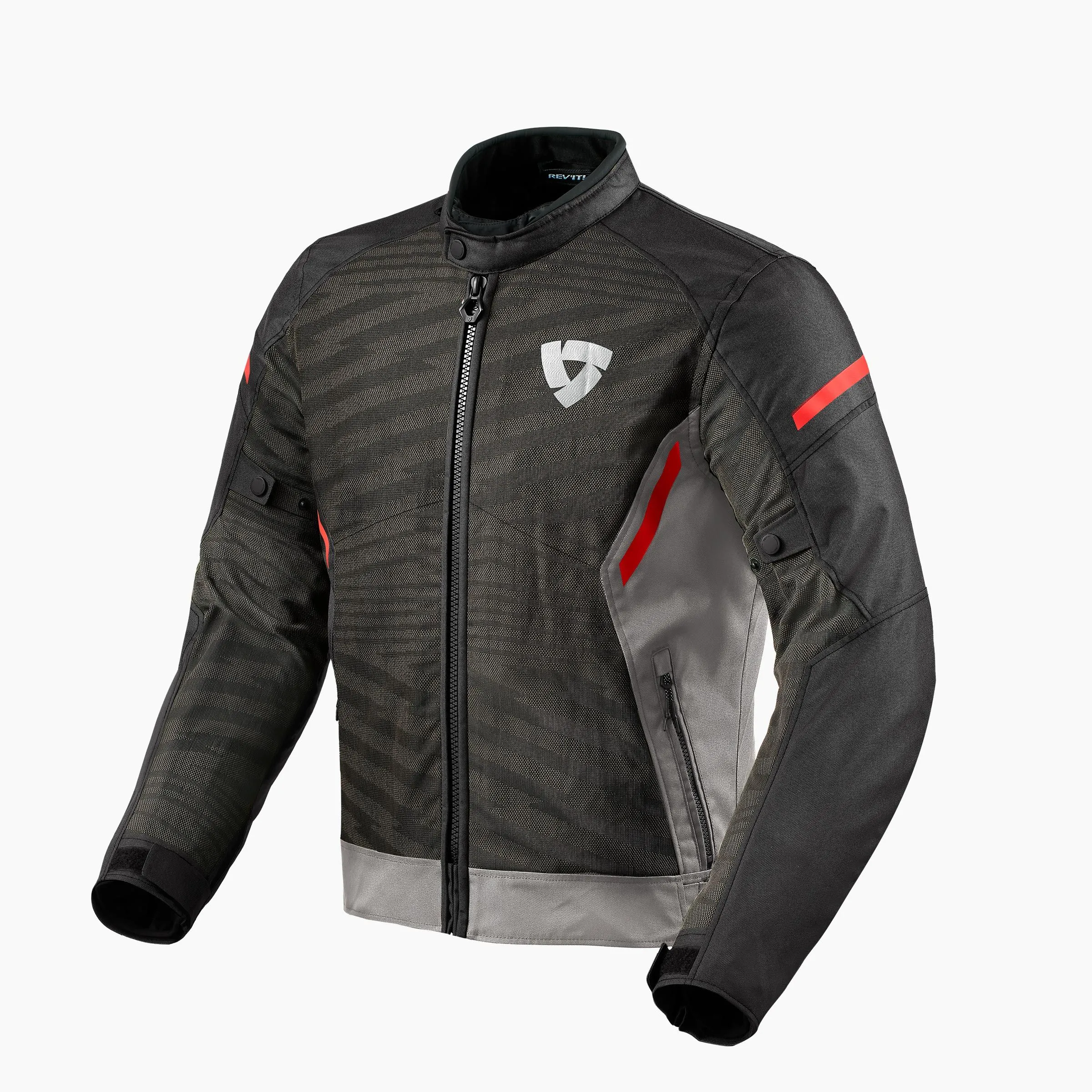 giacca-revit-moto-estiva-torque-h2o-uomo-grigio-rossa-maximotostore-palermo