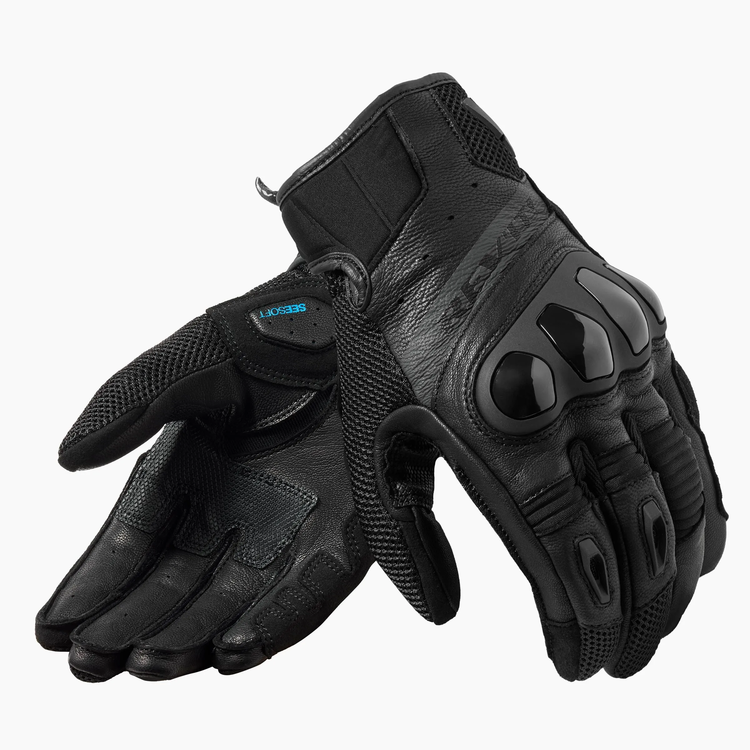 guanti-moto-pelle-sportivi-rev’it!-ritmo-nero-maximotostore-palermo