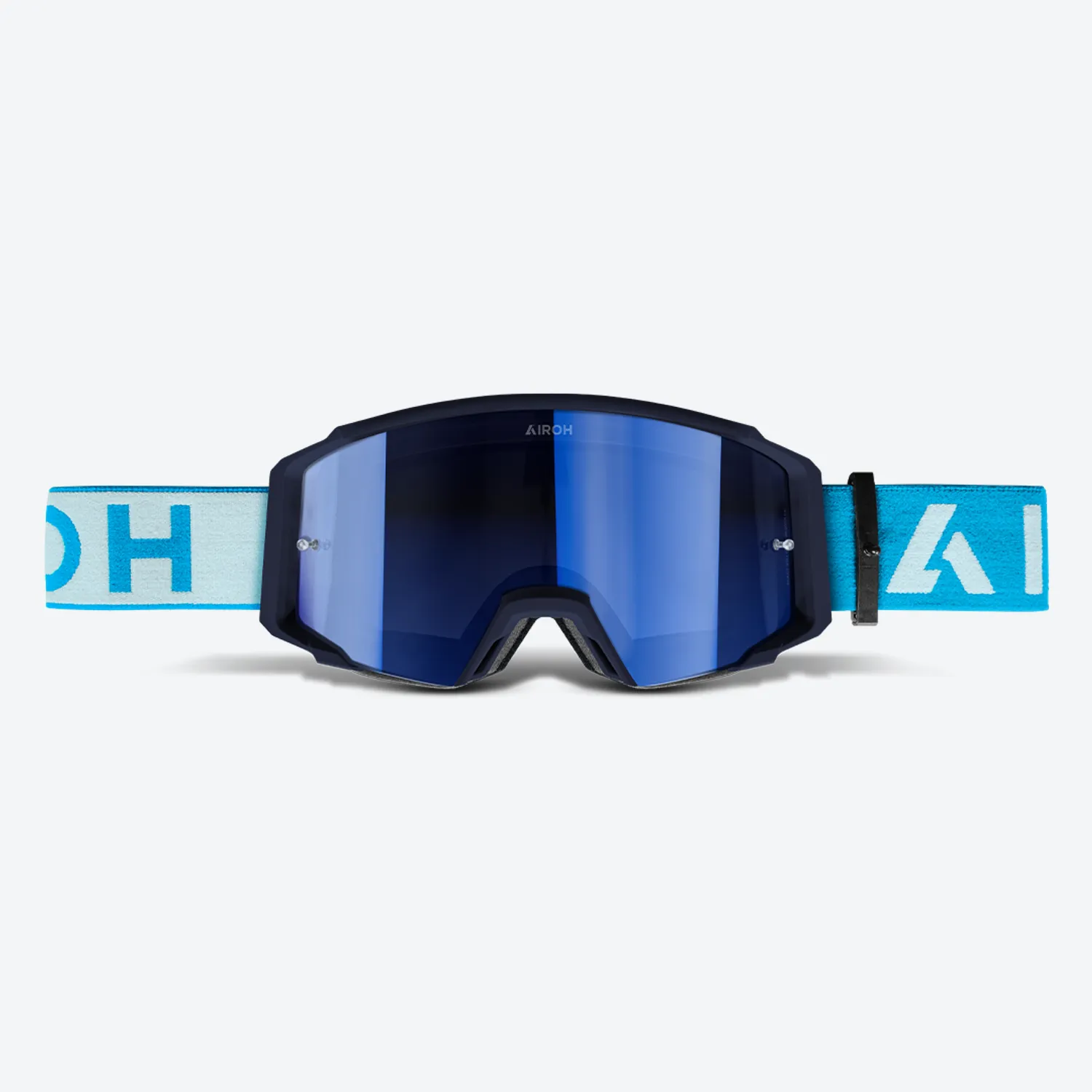 maschera-cross-goggle-blast-xr1-blu-visiera-blu-specchio-airoh