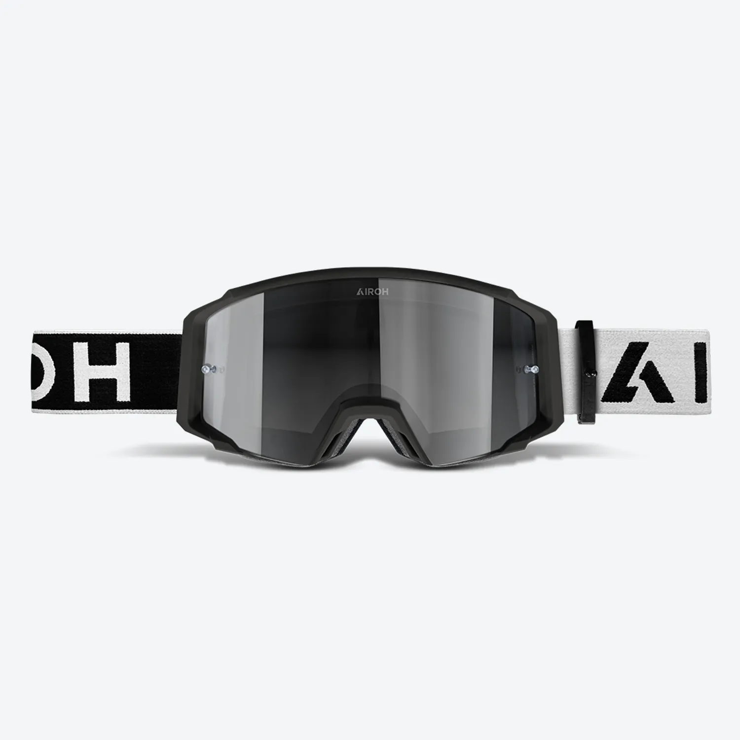 maschera-cross-goggle-blast-xr1-nero-visiera-grigio-specchio-airoh