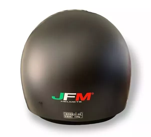 casco-demi-jet-jfm-900-nero opaco-maximotostore-palermo-visiera-elicotterista-economico-tricolore