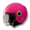 DEMIJET 205 VISIERA LUNGA - rosa opaco - Thumbnail Image 1