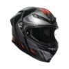 K6 S - karve nero grigio rosso opaco - Thumbnail Image 1