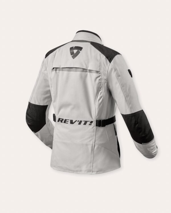 giacca-donna-moto-touring-da-viaggio-rev’it!-voltiac-3-h2o-ladies-argento-nero-maximotostore-palermo-revit