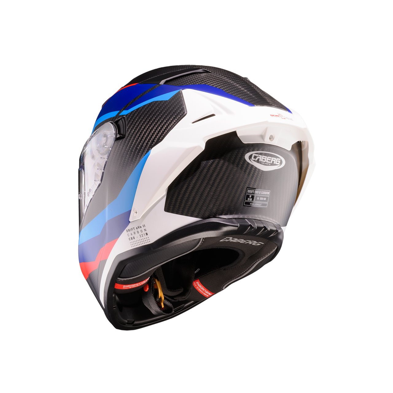 casco-integrale-caberg-drift-evo-ii-carbon-carbonio-opaco-msport-maximotostore-palermo-2-bianco-blu-azzurro-rosso