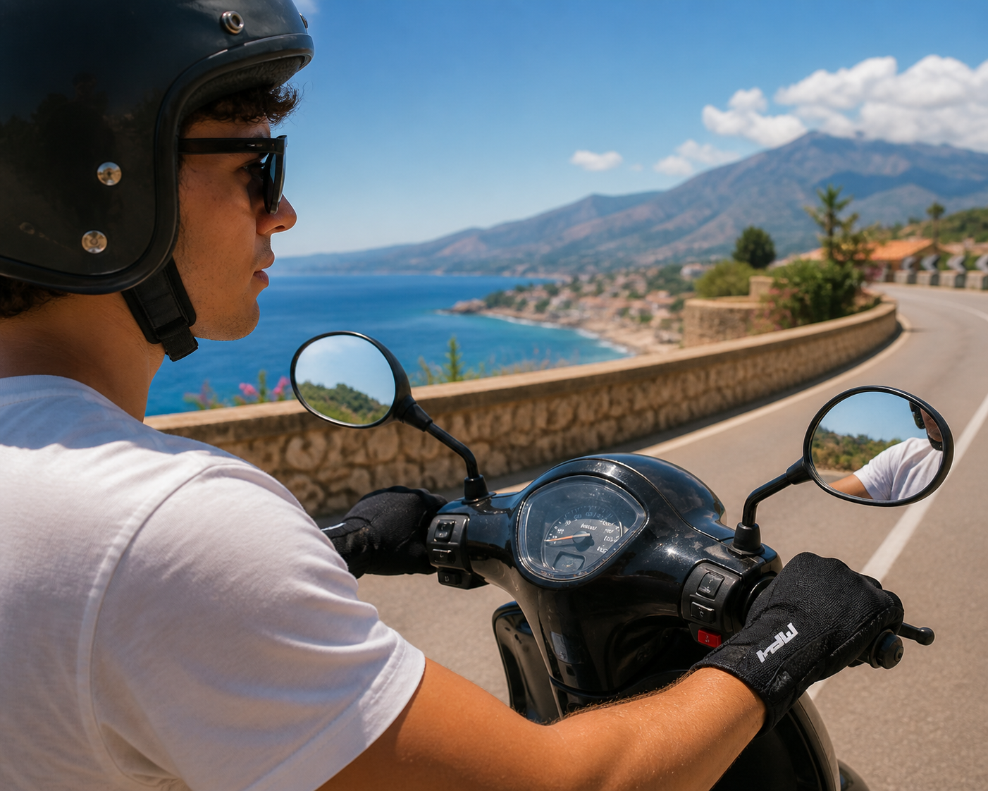 guanti-moto-estivi-mph-street-nero-uomo-maximotostore-palermo-traforati-CON PROTEZIONI