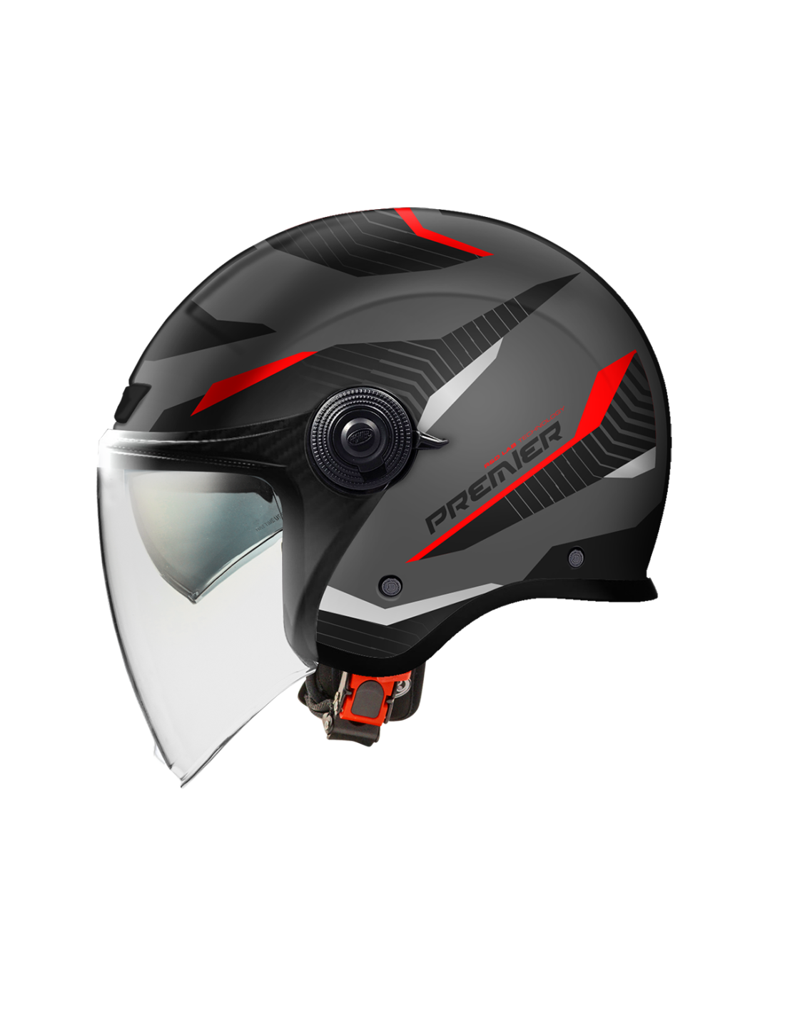 casco-moto-premier-city-fly-evo-nero-grigio-antracite-rosso-maximotostore-palermo