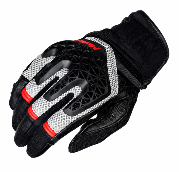guanti-moto-estivi-mph-freedom-nero-grigio-rosso-maximotostore-palermo-TRAFORATI-CON-PROTEZIONI-IN-GEL