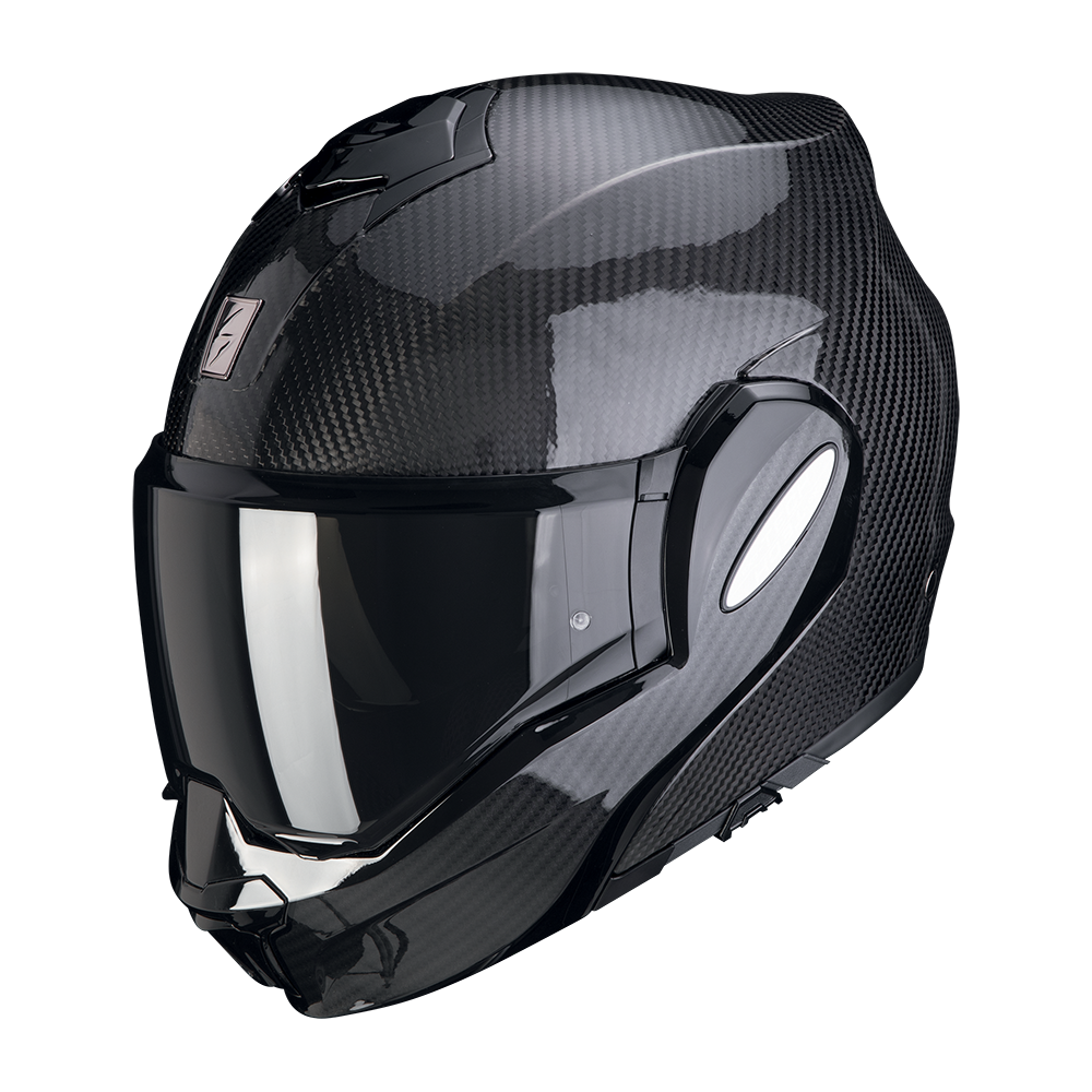 casco-moto-reversibile-scorpion-exo-tech-evo-carbon-solid-nero-lucido-carbonio-modulare-apribile-maximotostore-palermo